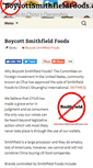 Mobile Screenshot of boycottsmithfieldfoods.com